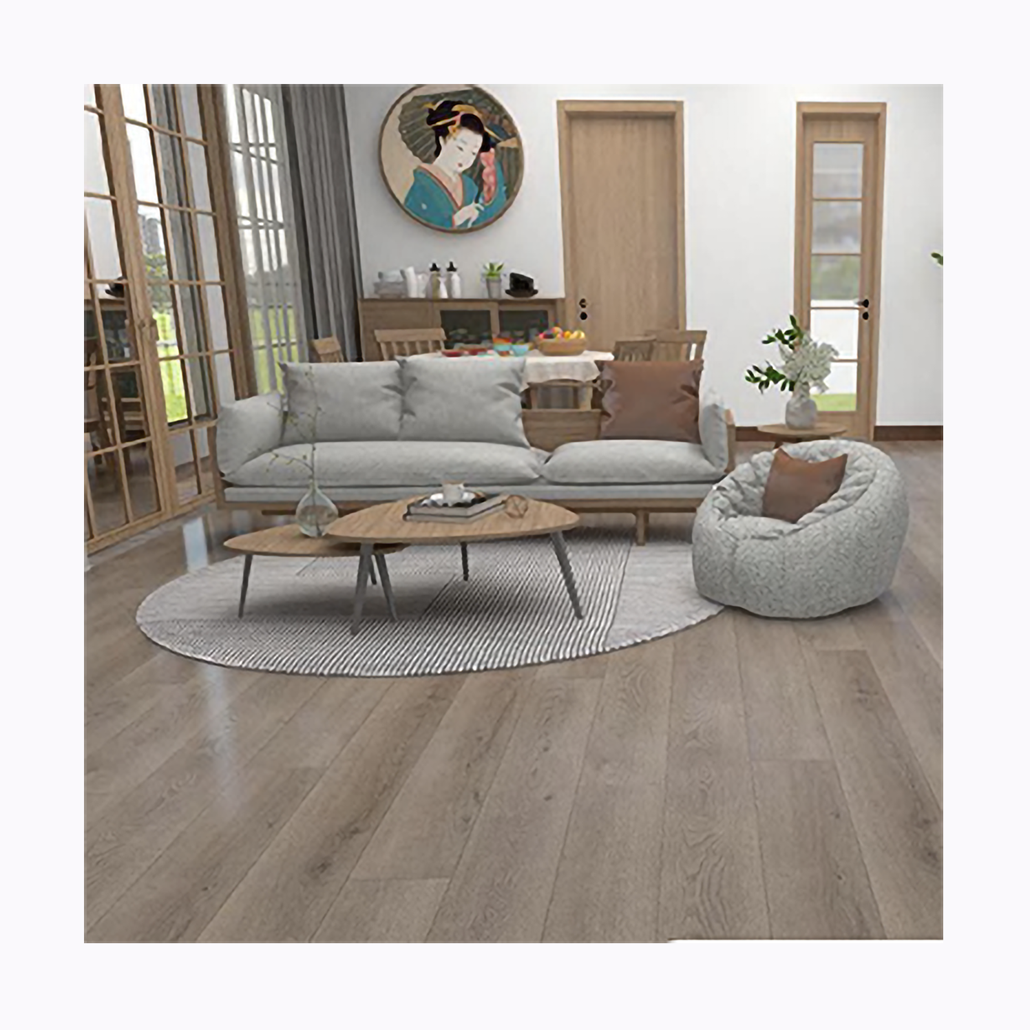 MV86264-003 de plancher de clic de SPC