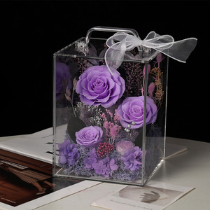 <span class=keywords><strong>Scatola</strong></span> <span class=keywords><strong>Regalo</strong></span> Personalizzata con <span class=keywords><strong>Fiori</strong></span> Eterni, Rose Stabilizzate, Decorazione per Casa e Matrimonio, <span class=keywords><strong>Fiori</strong></span> Preservati per Sempre <span class=keywords><strong>in</strong></span> <span class=keywords><strong>Scatola</strong></span> - Product Image 6