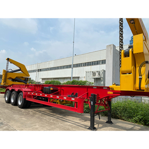 Grúa Semirremolque <span class=keywords><strong>Autocargable</strong></span> MQH37A con Elevador Lateral de Contenedores, Capacidad de Elevación de 37 Toneladas y Control Remoto Inalámbrico - Product Image 4