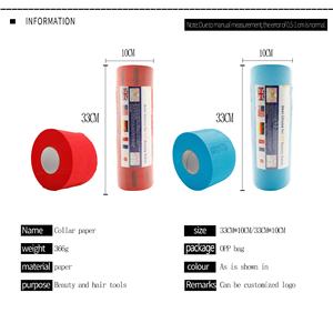 이발 목 종이 롤 5 롤/팩 이발소 스트레치 랩 목 종이 롤 목 스트립 - Product Image 6