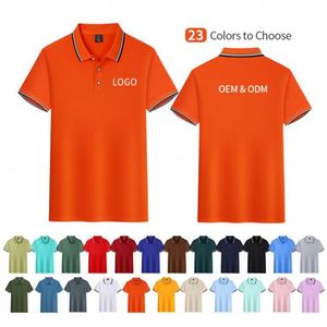เสื้อโปโลผู้ชายแบบเรียบบาง ดีไซน์เนอร์เสื้อยืดลายแจ็คการ์ด แขนสั้น สำหรับธุรกิจ ชุดฤดูร้อน - Product Image 4