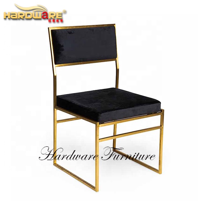 Современные Бархатные стулья для свадьбы в золотистой оправе для приема