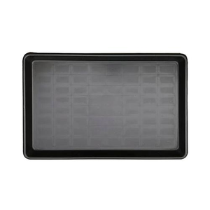 LIZE Toilet anjing plastik pembawa hewan peliharaan dengan baki kotor kandang anjing peliharaan bawah nampan kotak baja tahan karat karton biru sederhana Anodized - Product Image 1