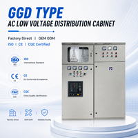 Armoire de distribution basse tension GGD triphasée CA 380V, panneau de commande direct usine pour projets industriels et centrales électriques
