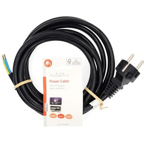 Câble d'alimentation avec prise Schuko 3m, fils dénudés pour appareils électriques - Product Image 3