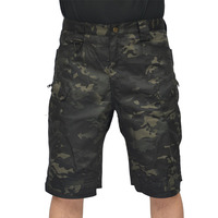 Pantalon tactique grande taille Short d'entraînement Camouflage Pantalon court de gymnastique d'été avec poches
