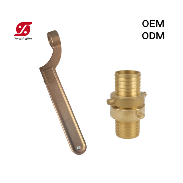 Fire Hydrant Wrench Heavy-Duty Fire Hose Direct Aluminum Adjustable Hydrant Wrench Single Head Spanner