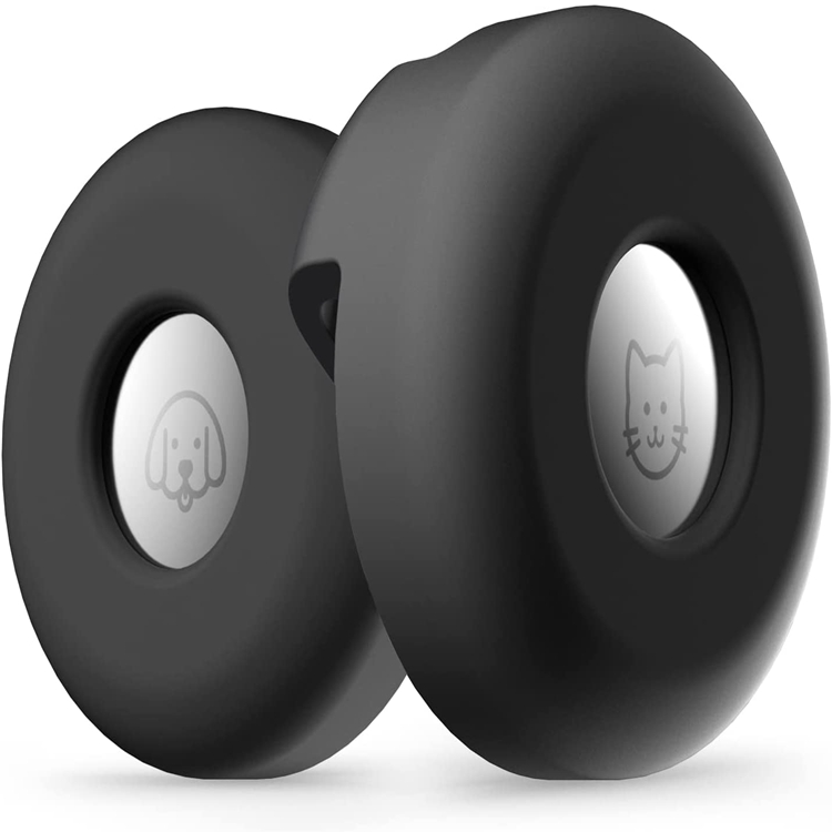 Держатель для ошейника для собак Airtag, силиконовый чехол для ошейника для домашних животных с защитой от потери, подходит для Ошейников для кошек и собак Apple Airtag