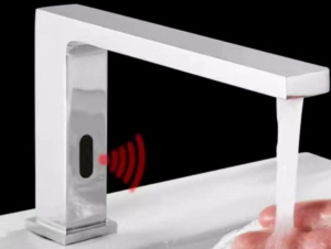 Nouvelle technologie sans robinet à induction d'alimentation externe <span class=keywords><strong>lavabo</strong></span> robinet à longue <span class=keywords><strong>bouche</strong></span> - Product Image 4