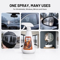 Spray anti-buée pour vitres de voiture, agent de revêtement anti-pluie et anti-buée pour pare-brise et vitres latérales de voiture, vision claire non grasse