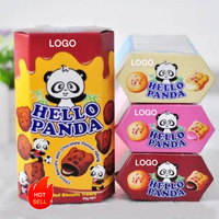Boîte de biscuits Hello Panda Teddy Bear, fabricants de biscuits sandwich, mini biscuits Panda Pet, biscuits santé, collations