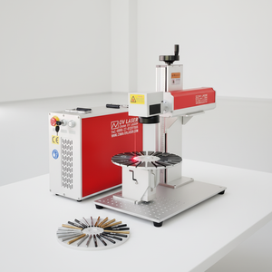 Máquina de Marcado Láser de Nuevo Estilo con Mesa Giratoria para Bolígrafos, Fácil de Operar para Pequeñas Empresas, Máquina de Grabado Láser - Product Image 1
