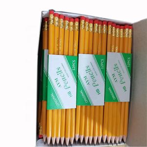 Crayons à Logo personnalisé pour étudiants, 7 pouces, 12 pièces, en bois Graphite jaune en bois <span class=keywords><strong>HB</strong></span>, crayons Standard Lapiz - Product Image 3