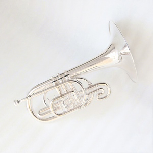<span class=keywords><strong>Mellophone</strong></span> de marche de haute qualité à vendre <span class=keywords><strong>Mellophone</strong></span> F Tone <span class=keywords><strong>Mellophone</strong></span> standard de haute qualité plaqué argent - Product Image 1