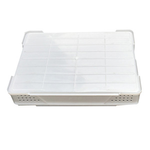 Plateau à pain en plastique personnalisé, panier à fruits et légumes en maille, caisses en plastique de qualité alimentaire, boîte à nourriture empilable - Product Image 4