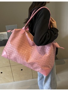 Bolsa de Viaje de Piel Vegana Ecológica de Lujo 2026, Bolsa de Mano de Piel Sintética PU Sostenible al por Mayor, Bolso de Fin de Semana para Mujer con Logotipo Personalizado - Product Image 2