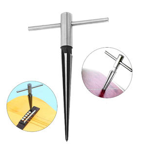 3-13/5-16mm 5 grados 6 <span class=keywords><strong>flauta</strong></span> guitarra carpintero DIY Pickup Tuning Peg Hole Luthier herramienta guitarra puente Pin Hole escariador cónico - Product Image 4