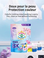 Gel nettoyant ménager 4-en-1 écologique Détergent à lessive et capsules pour vêtements avec parfum prolongé Jetable OEM/ODM