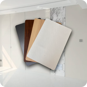 Modern Carbon Crystal Wall <b>Panel</b> Waterproof Moisture-Proof Wood Marble <b>Concrete</b> Finish Decorative Boards - Product Image 2