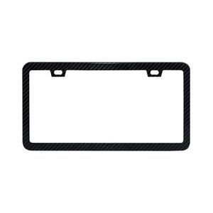 Marco de matrícula de fibra de carbono con especificaciones estadounidenses, soporte modificado para automóviles, soporte universal para vehículos eléctricos - Product Image 1