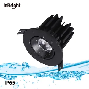 Adjustable Ceiling IP65 Lamp Spot Light 12W 15W SAA Anti Glare Round Housing Dimmable Recessed LED Spotlight