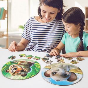 Puzzle magnétique pour enfants, entraînement de la logique par phases, animaux, pour développer les capacités logiques des enfants - Product Image 3
