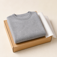 Pull en cachemire à col rond décontracté pour femme, personnalisé avec logo, manches courtes, idéal pour le printemps et le bureau, qualité supérieure, OEM