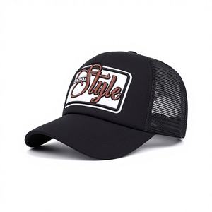 Gorras Trucker Deportivas Unisex Personalizadas al por Mayor de Alta Calidad, Lisas, de Perfil Alto, con Malla, de 5 Paneles, 100% Algodón - Product Image 1