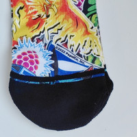 Chaussettes personnalisées à impression numérique, polyester et coton, sublimation, chaussettes mi-hautes unisexes