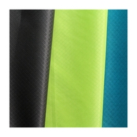 Tissu en nylon Ripstop Silnylon enduit PU, imperméable, respirant, ignifuge, en tissage uni, pour tentes et sacs pour filles
