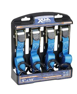 <span class=keywords><strong>Correa</strong></span> de Amarre Ajustable de Poliéster de 10 Metros con Trinquete y Hebilla Metálica, Certificación GS - Product Image 1