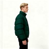 Manteau d'hiver pour homme en coton Neohope, décontracté, respirant, imperméable, avec fermeture éclair, col montant, épais, séchage rapide, longueur standard, OEM personnalisé