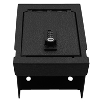 Boîte de rangement sécurisée pour console centrale avec accoudoir pour Mazda CX-30 2020-2026, coffre-fort à serrure à combinaison avec clé, en acier robuste, rangement dissimulé