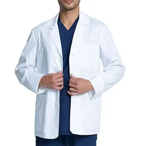 Medical Clothing Supplier 100% Cotton or Polyester Cotton Lab Coat