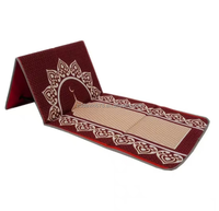 2025 tapis de prière musulman pliable doux et antidérapant avec dossier tapis de culte arabe tapis de prière musulman