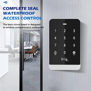 Metal ID/IC Card Reader Access Control Smart Phone NFC Unlock Password Door Lock