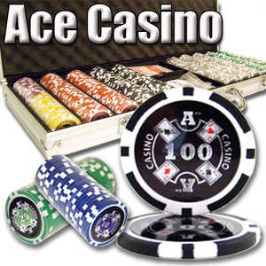 Fichas de póquer de casino Ace 500 con ESTUCHE DE ALUMINIO - Product Image 6