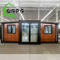 Casa Prefabricada de Lujo en Contenedor Móvil Expandible de 40 Pies o 20 Pies, Lista para Usar, con 2, 3, 4 o 5 Dormitorios, Villa Prefabricada Portátil