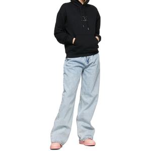 Pantalones Vaqueros de Mezclilla Azul Claro de Pierna Ancha 100% Algodón para Mujer - Product Image 5