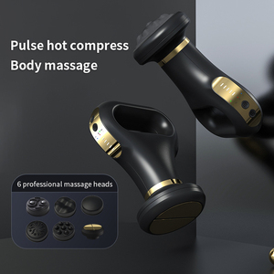 Handheld Pulse Massager Muscle Deep Tissue Vibration Body Heating Massager Electric Cellulite Remover <b>Machine</b> for Arm Leg Hip - Product Image 2