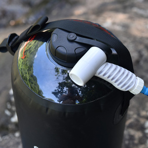Vente en gros, bain en plein air sauvage d'été, <span class=keywords><strong>Non</strong></span> <span class=keywords><strong>solaire</strong></span>, sac à eau de 12l, sac Portable de <span class=keywords><strong>douche</strong></span> en plein air - Product Image 5