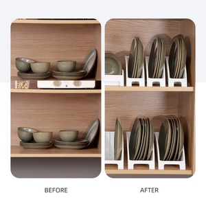 Plastic <b>Dish</b> Drying <b>Rack</b> with <b>Dish</b> Drainer Tableware Storage <b>Rack</b> and Sink Set for Kitchen Counter Cabinet Organizer - Product Image 4