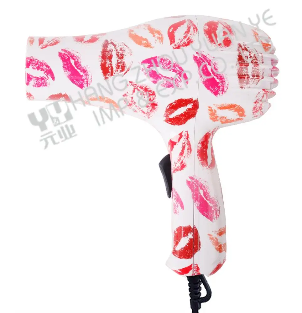 Colorful Prints Hairdressing New Style Plastic Material Hair Dryer