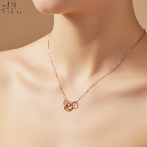 Tremendous Quality Hand Crafted <b>Delicate</b> Minimalist <b>Necklace</b> Jewelry 18K Solid Rose Gold Real Natural Diamonds Pendant <b>Necklace</b> - Product Image 6