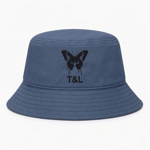 Wholesale Custom Logo <b>Flat</b> Embroidered Quick Dry Polyester Bucket <b>Hat</b> Breathable Sun Fishing <b>Hat</b> Manufacturer - Product Image 2