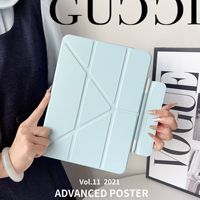 Étui de protection pour iPad 11 / Nouvelle tablette 10,9 pouces / Air 7 avec boucle / 3+Y Fold / Coque rigide A16 10e génération
