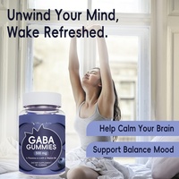 Liferio Gummies GABA 500mg – Complément pour l'Équilibre d'Humeur, Relaxation et Calme – Vitamine B6, L-Théanine – 60 Comprimés à Croquer – Marque Privée OEM