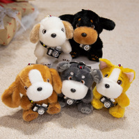 Gantungan Kunci Boneka Anjing Fotografer Laris 2026 dengan Kamera Mini, Liontin Tas Anak Anjing Kawaii, Grosir Pabrik, Logo Kustom, Hadiah