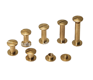 Flach kopfs ch raube aus reinem Messing Stahl I-Nagel mit metrischem Messsystem - Product Image 2