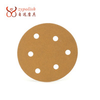 Meulage de ponçage 6 pouces disque de papier abrasif papier abrasif automobile Velcro 180 mm